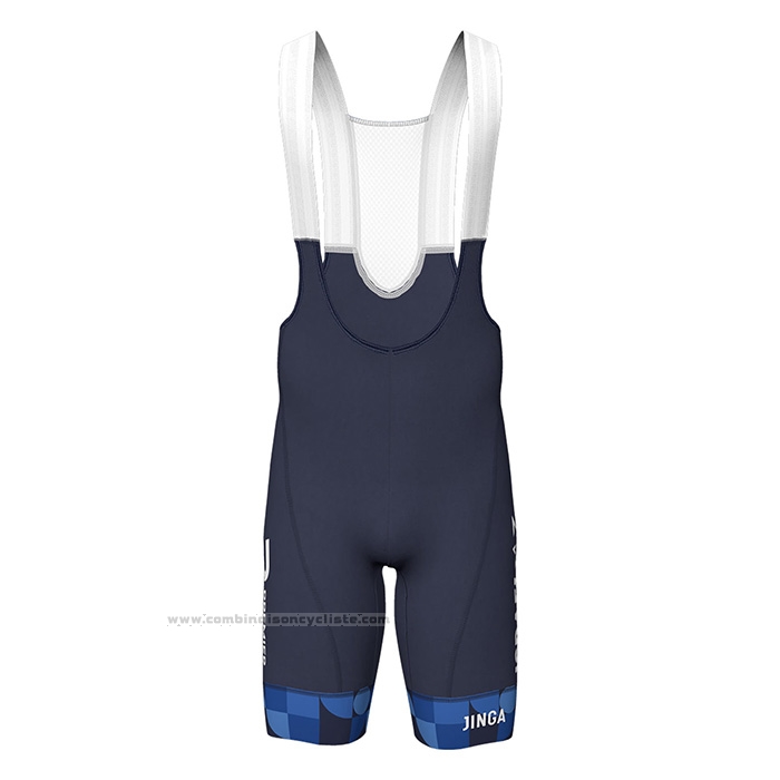 2022 Maillot Cyclisme Israel Cycling Academy Bleu Blanc Manches Courtes et Cuissard